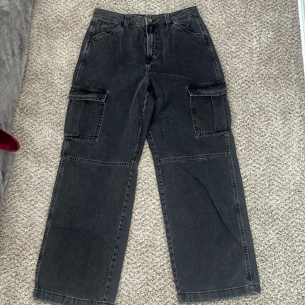 H&M black Cargos - worn ONCE